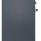 Ilve UP30NMPBGGLP Nostalgie Ii 30 Inch Dual Fuel Liquid Propane Freestanding Range In Blue Grey With Brass Trim