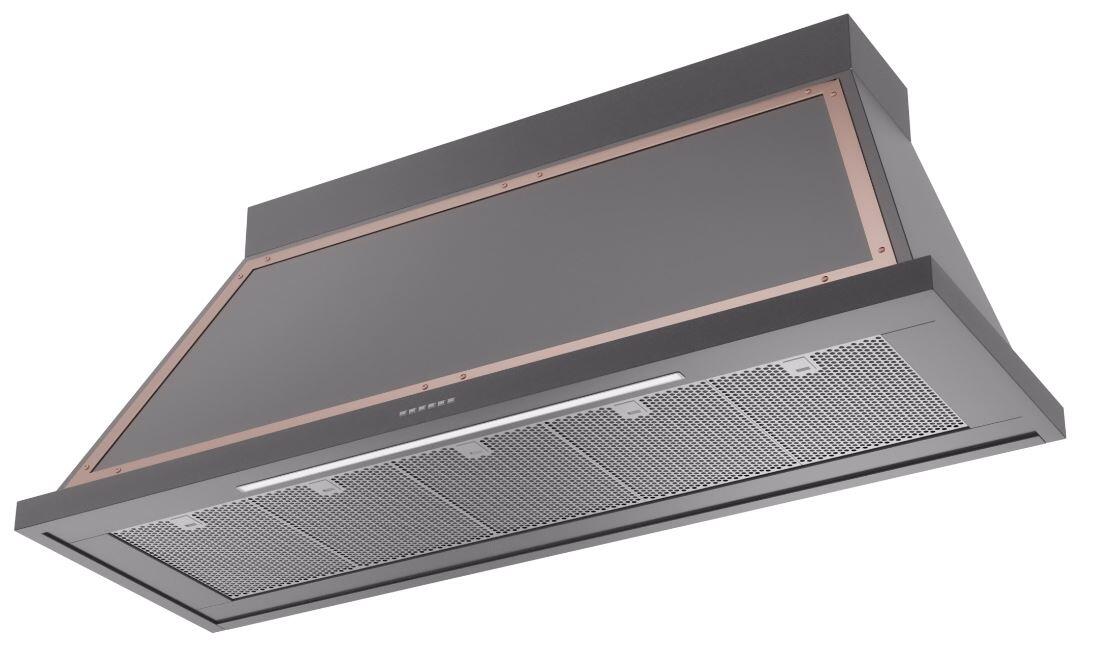 Ilve UANB60MGP Nostalgie 60 Inch Matte Graphite Wall Mount Range Hood