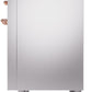 Ilve UP48FNMPSSP Nostalgie Ii 48 Inch Dual Fuel Natural Gas Freestanding Range In Stainless Steel With Copper Trim