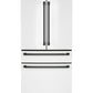 Cafe CJE23DP4WW2 Café™ Energy Star® 23.2 Cu. Ft. Smart Counter-Depth 4-Door French-Door Refrigerator With Dual-Dispense Autofill Pitcher