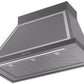 Ilve UANB40MGC Nostalgie 40 Inch Matte Graphite Wall Mount Range Hood