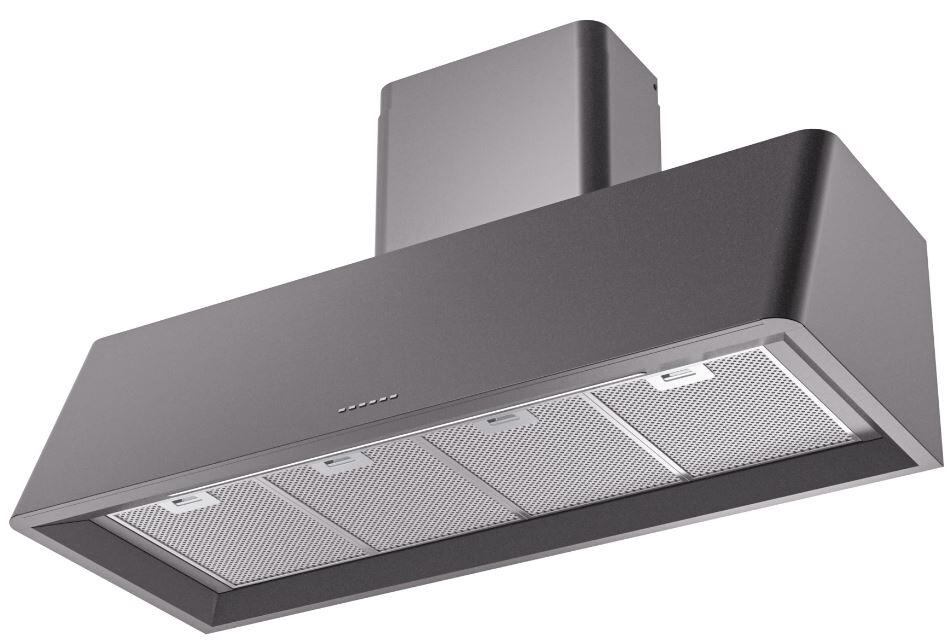 Ilve UAG48MG Nostalgie 48 Inch Matte Graphite Wall Mount Range Hood