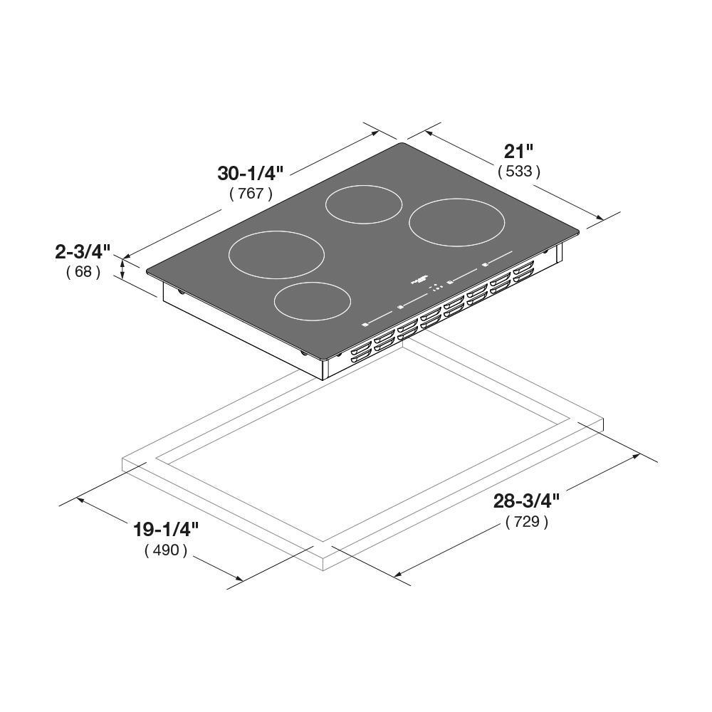 Fulgor Milano F4IT30B2 30" Induction Cooktop