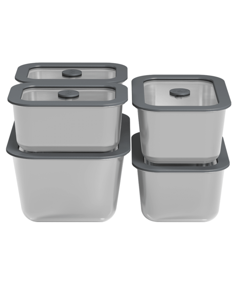 Fisher & Paykel FSC5FPM1 Food Preparation Storage Containers, 5-Piece Set