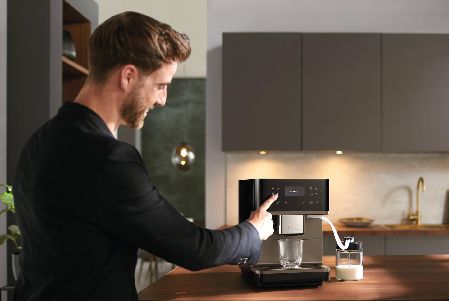 Miele CM6360OBB Cm 6360 Milkperfection - Countertop Coffee Machine With Wifi Conn@Ct, High-Quality Milk Container, And Many Specialty Coffees.