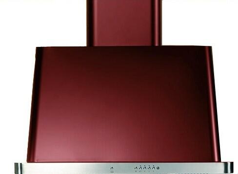 Ilve UAM76BU Majestic 30 Inch Burgundy Wall Mount Range Hood