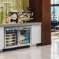 True Residential TUBADA24LGAO 24 Inch Overlay Glass Door Left Hinge Ada Height Undercounter Beverage Center