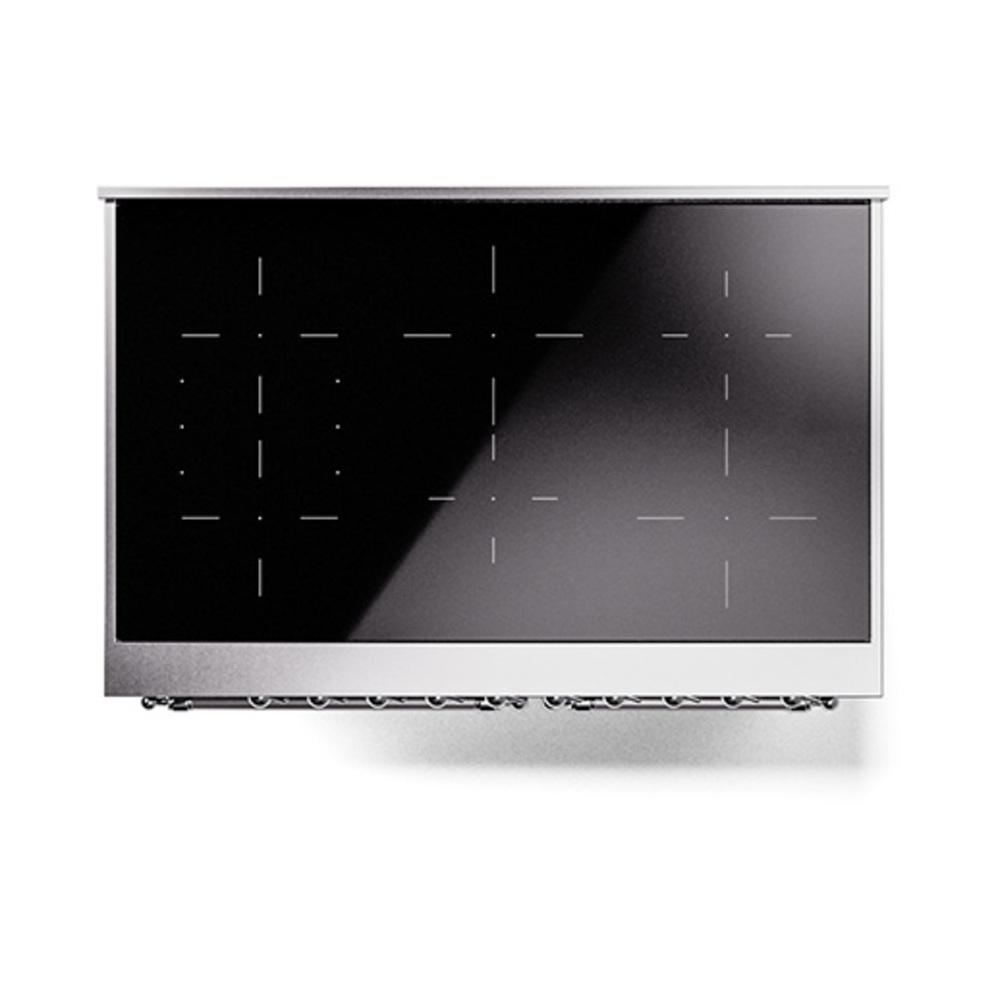 Ilve UNDI406QNMPMBC Ilve Undi406Qnmpmbc Nostalgie Ii Noblesse 40" Induction Range (Solid Door, Midnight Blue, Chrome)