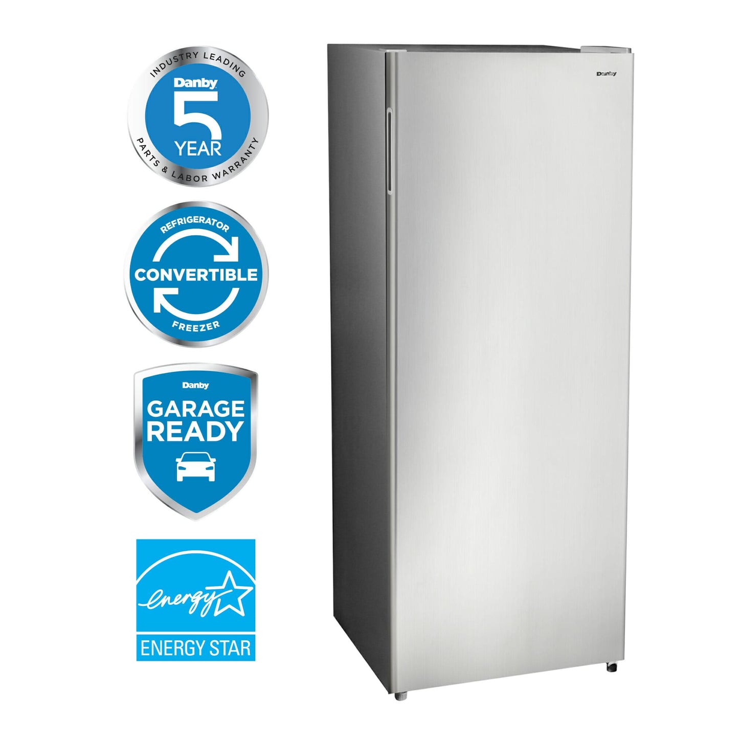 Danby DUFM068A1SCDB Danby Convertible Upright Freezer