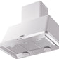 Ilve UAM90WH Majestic 36 Inch White Wall Mount Range Hood