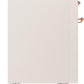 Ilve UPI486NMPAWP Nostalgie Ii 48 Inch Electric Freestanding Range In Antique White With Copper Trim