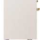 Ilve UPD40FNMPAWG Nostalgie Ii 40 Inch Dual Fuel Natural Gas Freestanding Range In Antique White With Brass Trim