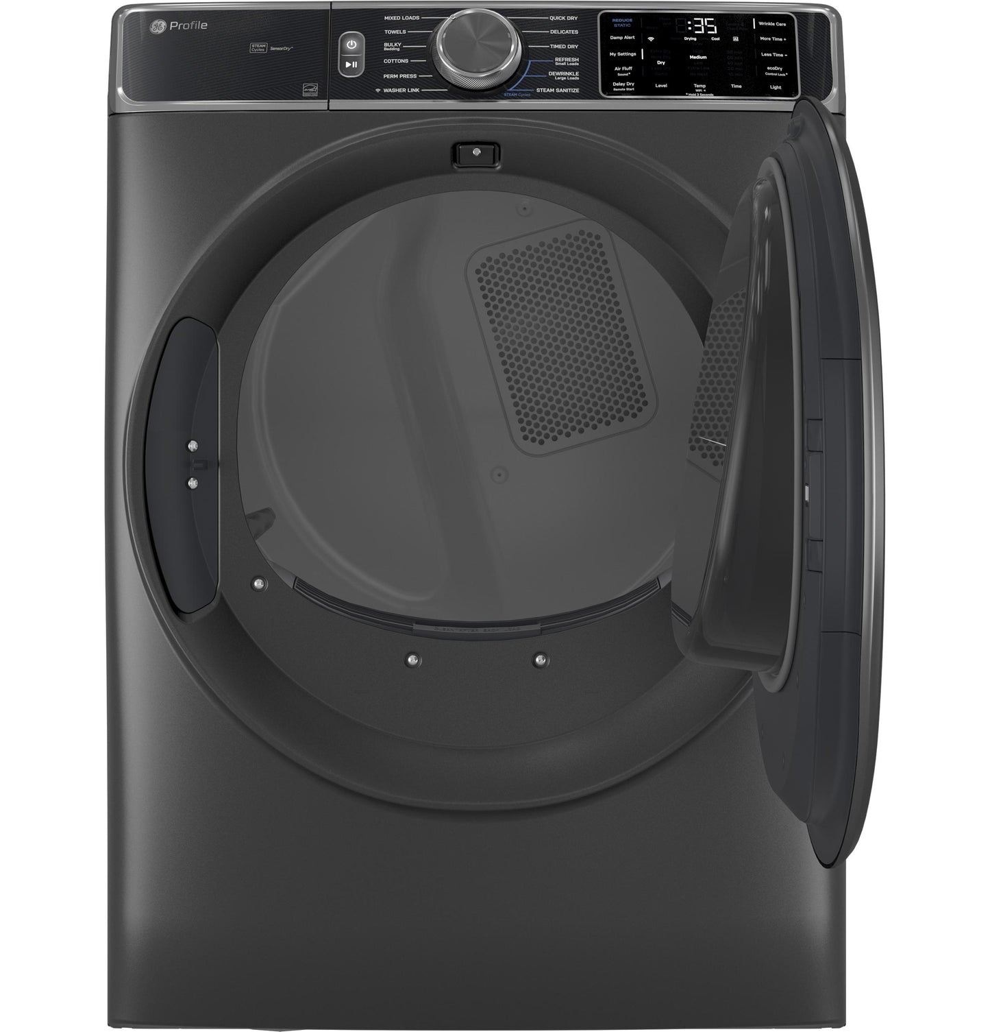 Ge Appliances PFD95ESPWDS Ge Profile&#8482; Energy Star® 7.8 Cu. Ft. Capacity Smart Front Load Electric Dryer With Steam And Sanitize Cycle