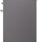 Ilve UPI304NMPMGC Nostalgie Ii 30 Inch Electric Freestanding Range In Matte Graphite With Chrome Trim