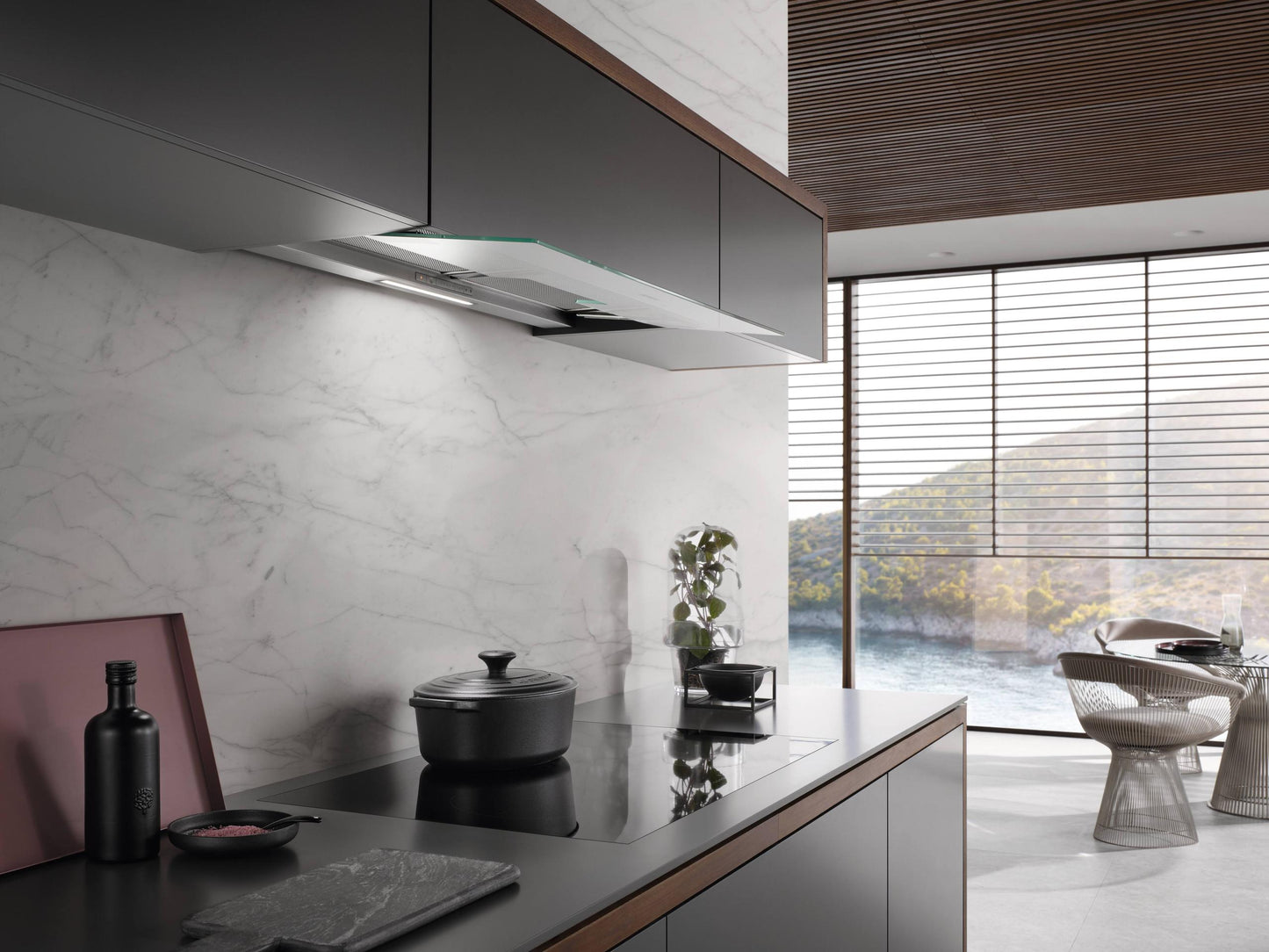 Miele DAS4940TG Das 4940 - Built-In Ventilation Hood For Installation In Narrow Upper Cabinets With Easyswitch Controls