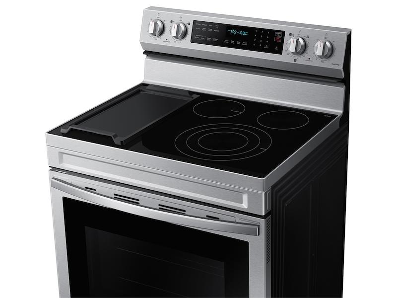 Samsung NE63D6711SR 6.3 Cu. Ft. Smart Freestanding Energy Star® Certified Electric Range With Air Fry And Griddle In Stainless Steel