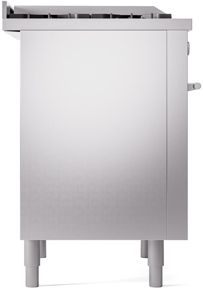 Ilve UP36FWMPSS Professional Plus Ii 36 Inch Dual Fuel Natural Gas Freestanding Range In Stainless Steel With Trim