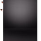 Ilve UP30NMPBKPLP Nostalgie Ii 30 Inch Dual Fuel Liquid Propane Freestanding Range In Glossy Black With Copper Trim