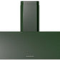 Ilve UAG36EG Nostalgie 36 Inch Emerald Green Wall Mount Range Hood