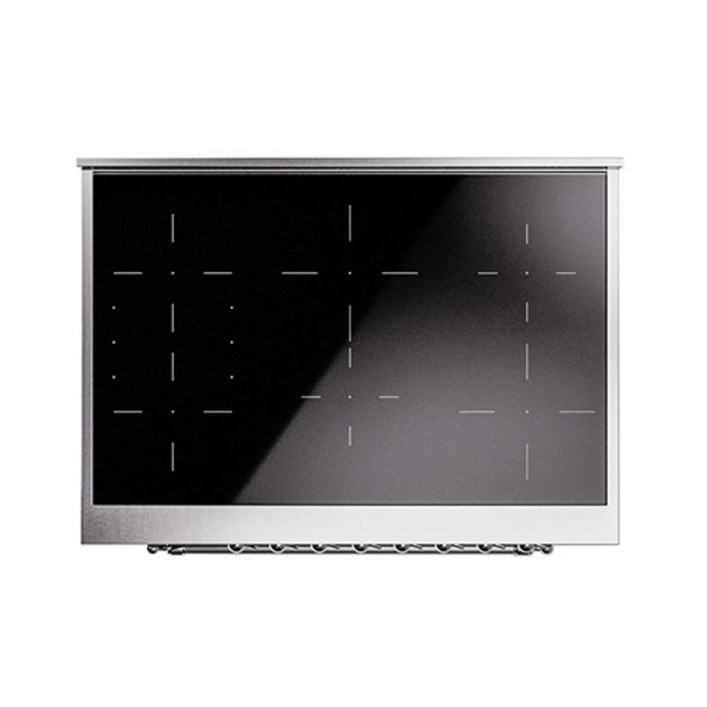 Ilve UNI366QNMPMBC Ilve Uni366Qnmpmbc Nostalgie Ii Noblesse 36" Induction Range (Solid Door, Midnight Blue, Chrome)