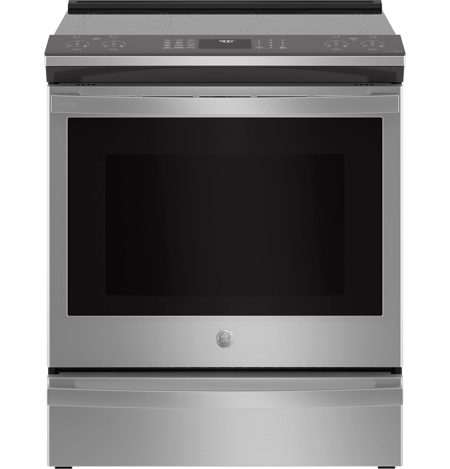 Ge Appliances PHS93EYPFS Ge Profile&#8482; Energy Star 30" Smart Slide-In Fingerprint Resistant Front-Control Induction And Convection Range With No Preheat Air Fry