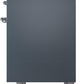 Ilve UPDI406NMPBGC Nostalgie Ii 40 Inch Electric Freestanding Range In Blue Grey With Chrome Trim