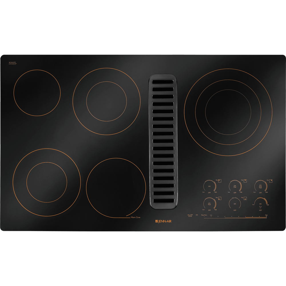 Jennair JED4536WR 36" Electric Radiant Downdraft Cooktop With Electronic Touch Control Cooktops Jenn-Air