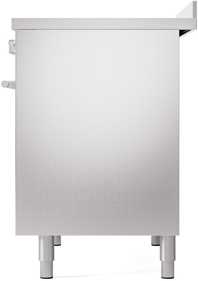 Ilve UPDI406WMPSS Professional Plus Ii 40 Inch Electric Freestanding Range In Stainless Steel With Trim