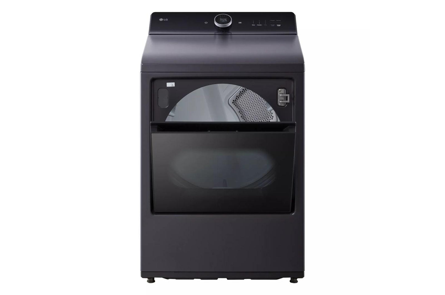 Lg DLEX8600BE 7.3 Cu. Ft. Ultra Large Capacity Rear Control Electric Dryer With Lg Easyload&#8482; Door, Ai Sensing And Turbosteam&#8482;