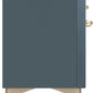 Ilve UM12FDNS3BGGLP Majestic Ii 48 Inch Dual Fuel Liquid Propane Freestanding Range In Blue Grey With Brass Trim