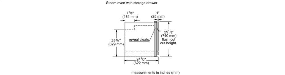 Thermador PODS301B Steam Convection 30'' Stainless Steel