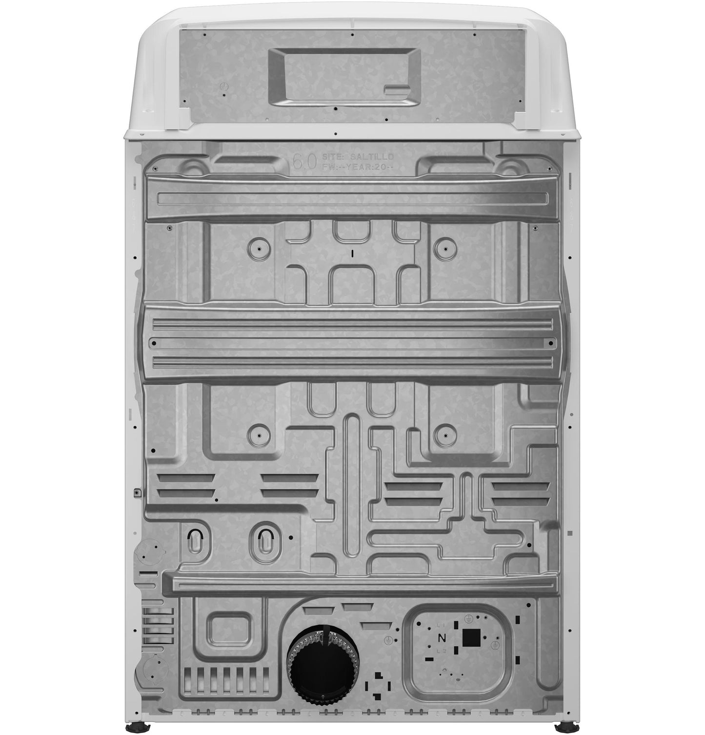 Hotpoint HTX26EASWWW Hotpoint® 6.2 Cu. Ft. Capacity&#X00A0;&#X00A0;Electric&#X00A0;Dryer&#X00A0;With Up To 120 Ft. Venting And Shallow Depth&#X200B;