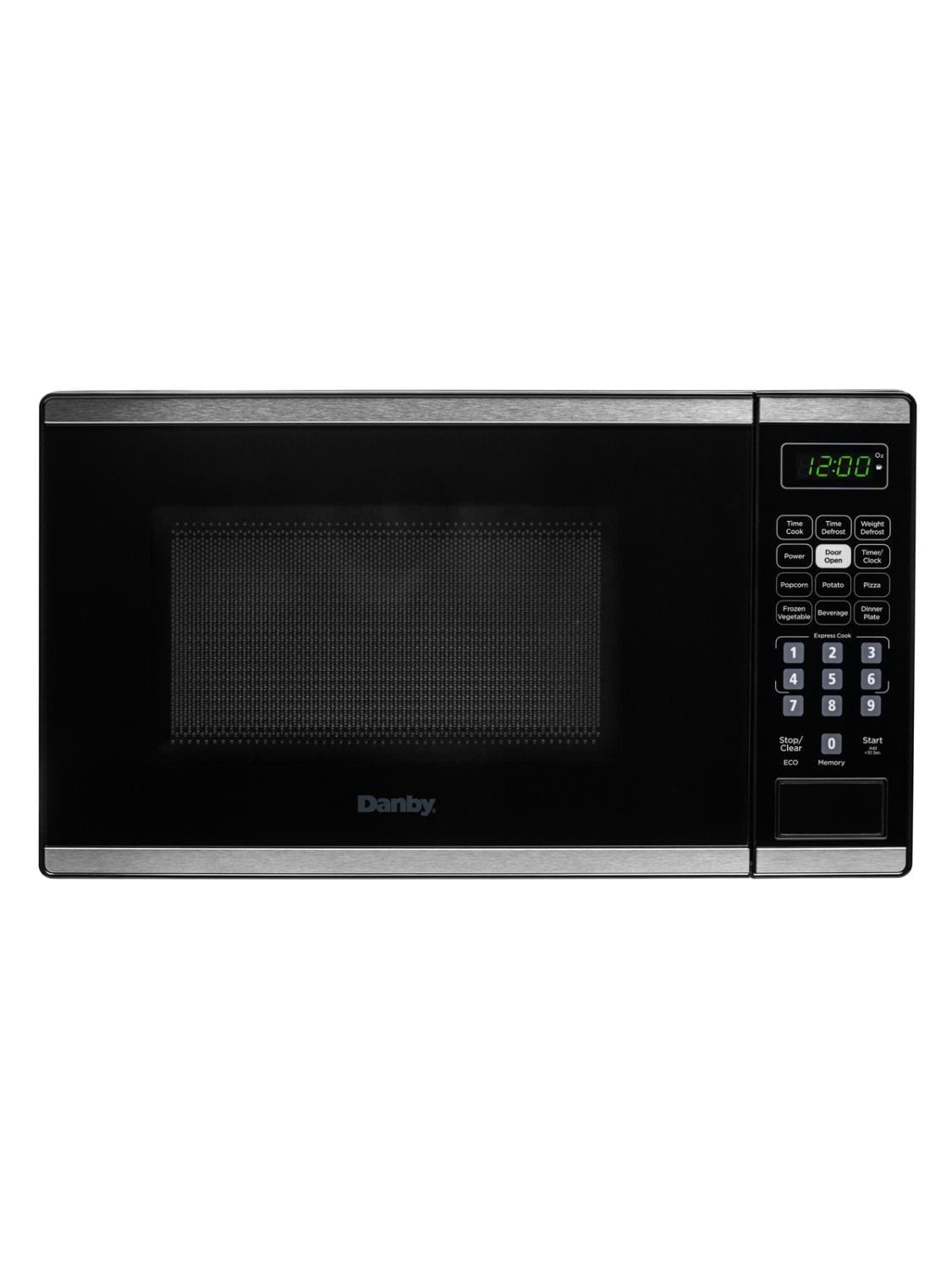 Danby DBMW0722BBS Danby 0.7 Cu. Ft. Countertop Microwave In Black And Stainless Steel