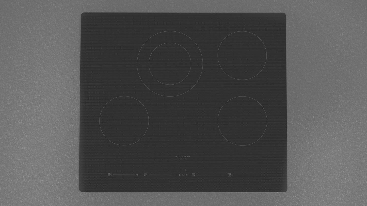 Fulgor Milano F7RT24B1 24" Vetroceramic Cooktop