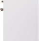 Ilve UP30NMPWHB Nostalgie Ii 30 Inch Dual Fuel Natural Gas Freestanding Range In White With Bronze Trim