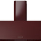 Ilve UAG36BU Nostalgie 36 Inch Burgundy Wall Mount Range Hood