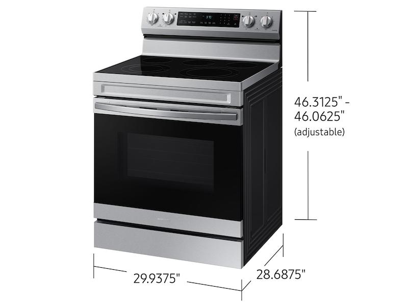 Samsung NE63D6511SR 6.3 Cu. Ft. Smart Freestanding Energy Star® Certified Electric Range With Air Fry In Stainless Steel