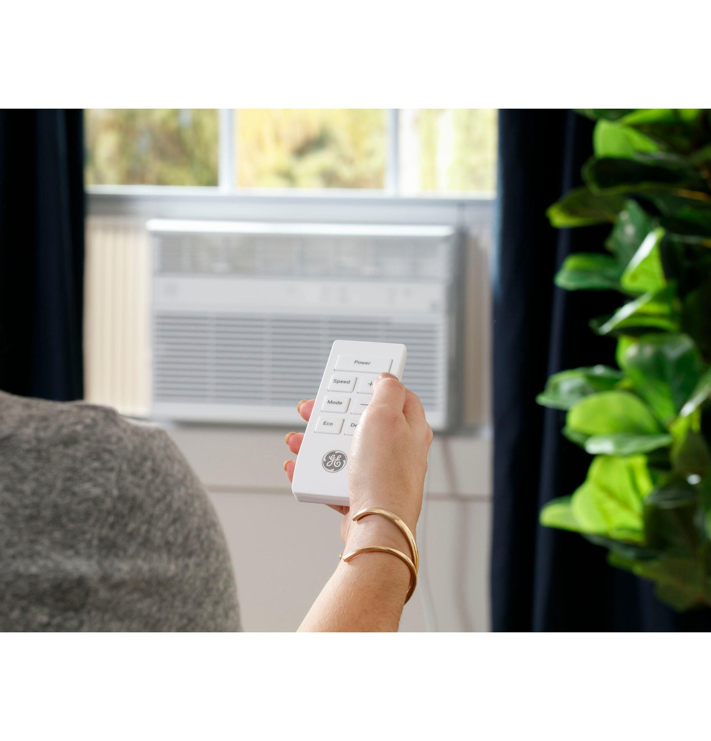 Ge Appliances AHEK08AC Ge® Energy Star® 8,000 Btu Smart Electronic Window Air Conditioner For Medium Rooms Up To 350 Sq. Ft.