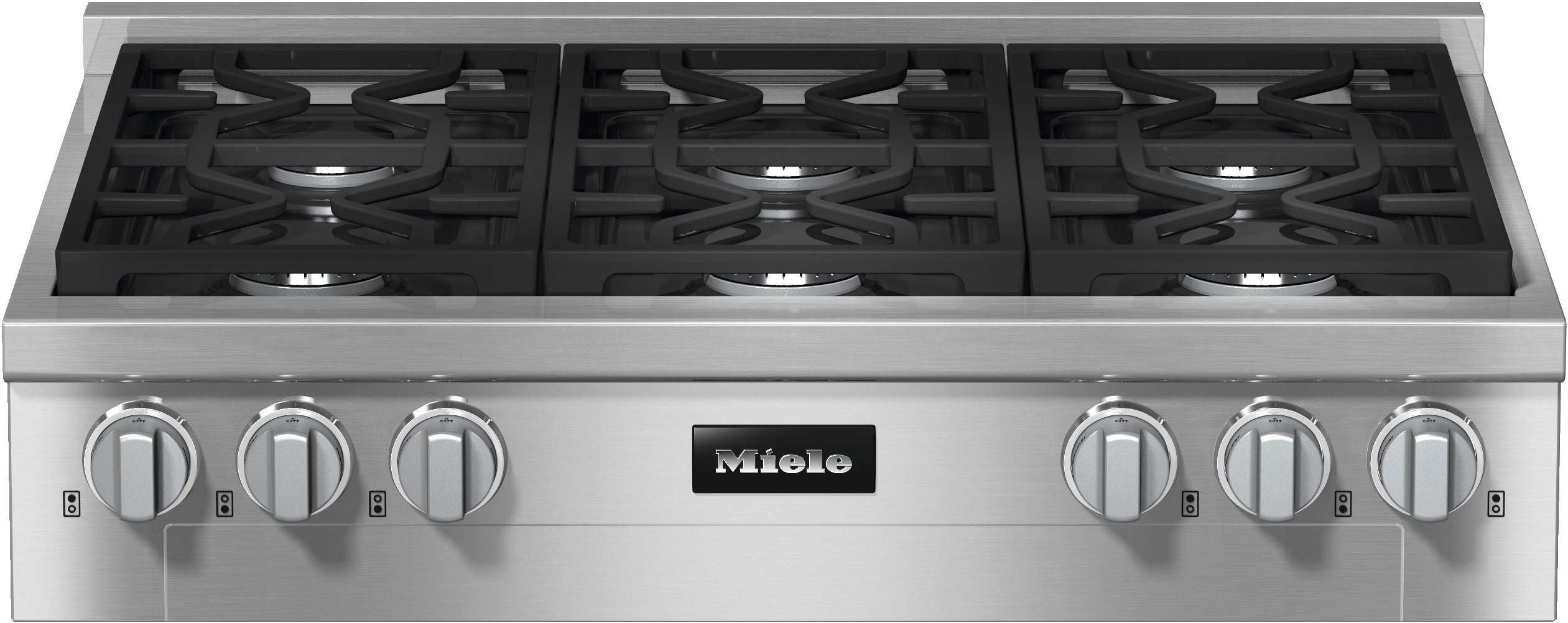 Miele KMR11343LP Kmr 1134-3 Lp Edst/Clst - 36-Inch Rangetop With 6 Burners For Professional Applications