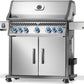 Napoleon Bbq RPS625RSIBNSS2 Rogue Pro-S 625 Rsib With Infrared Side And Rear Burner , Natural Gas, Stainless Steel