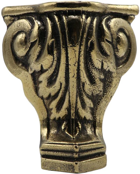 Ilve G4221216 Single Decorative Brass Scroll Claw Leg