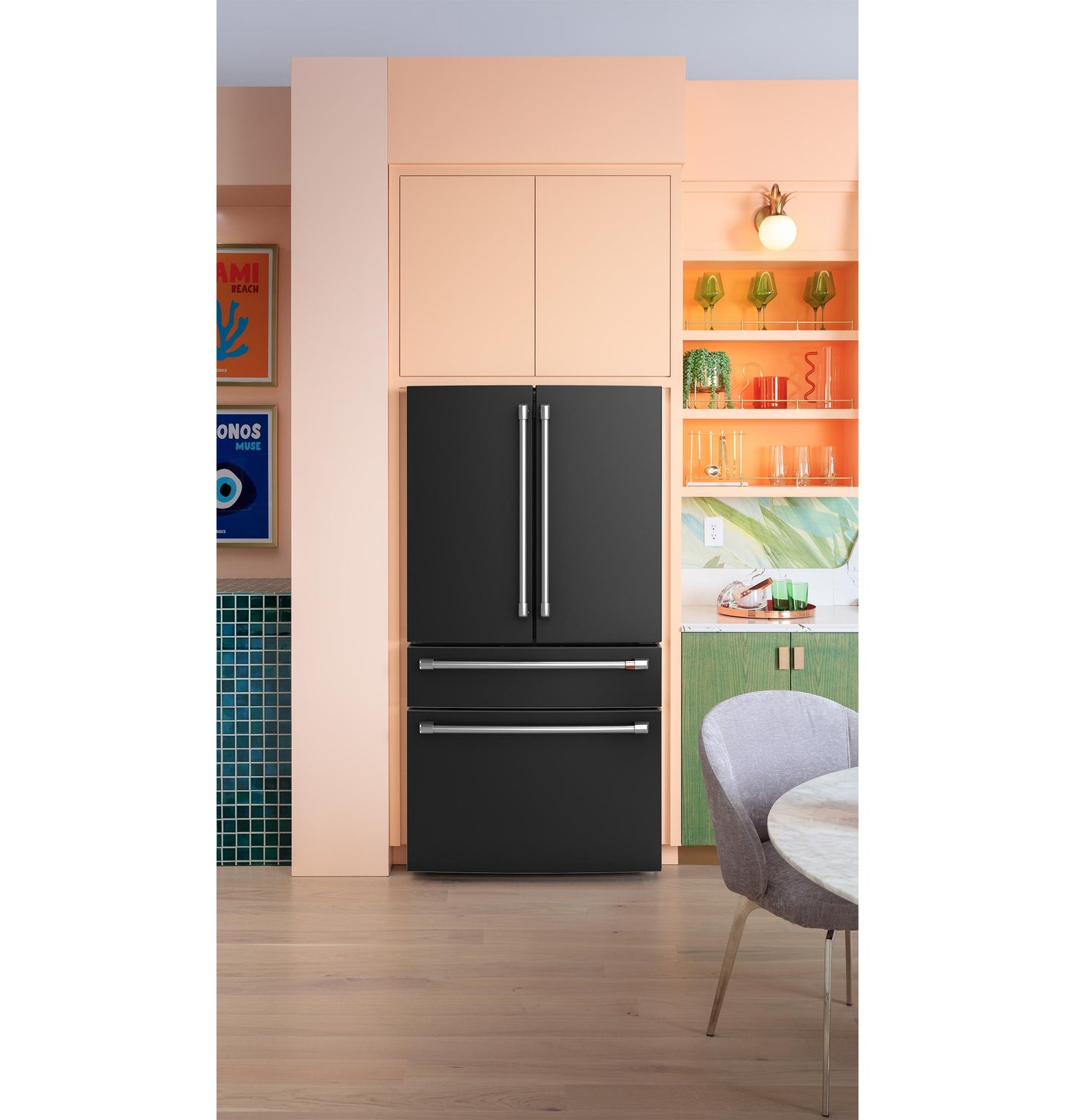 Cafe CJE23DP3WD1 Café&#8482; Energy Star® 23.2 Cu. Ft. Smart Counter-Depth 4-Door French-Door Refrigerator With Dual-Dispense Autofill Pitcher