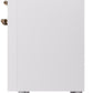 Ilve UP48FNMPWHB Nostalgie Ii 48 Inch Dual Fuel Natural Gas Freestanding Range In White With Bronze Trim