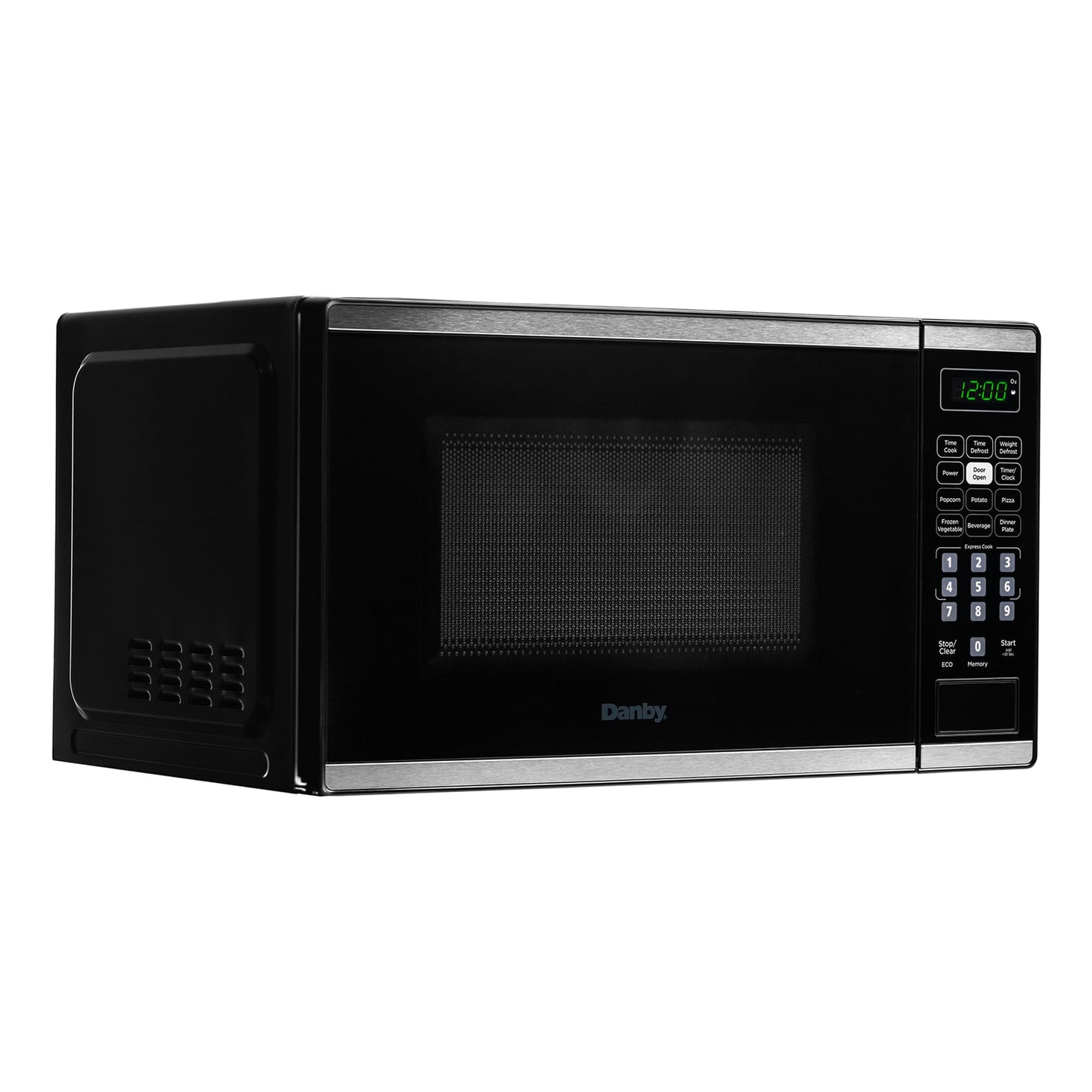 Danby DBMW0722BBS Danby 0.7 Cu. Ft. Countertop Microwave In Black And Stainless Steel