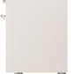 Ilve UP36FNMPAWCLP Nostalgie Ii 36 Inch Dual Fuel Liquid Propane Freestanding Range In Antique White With Chrome Trim