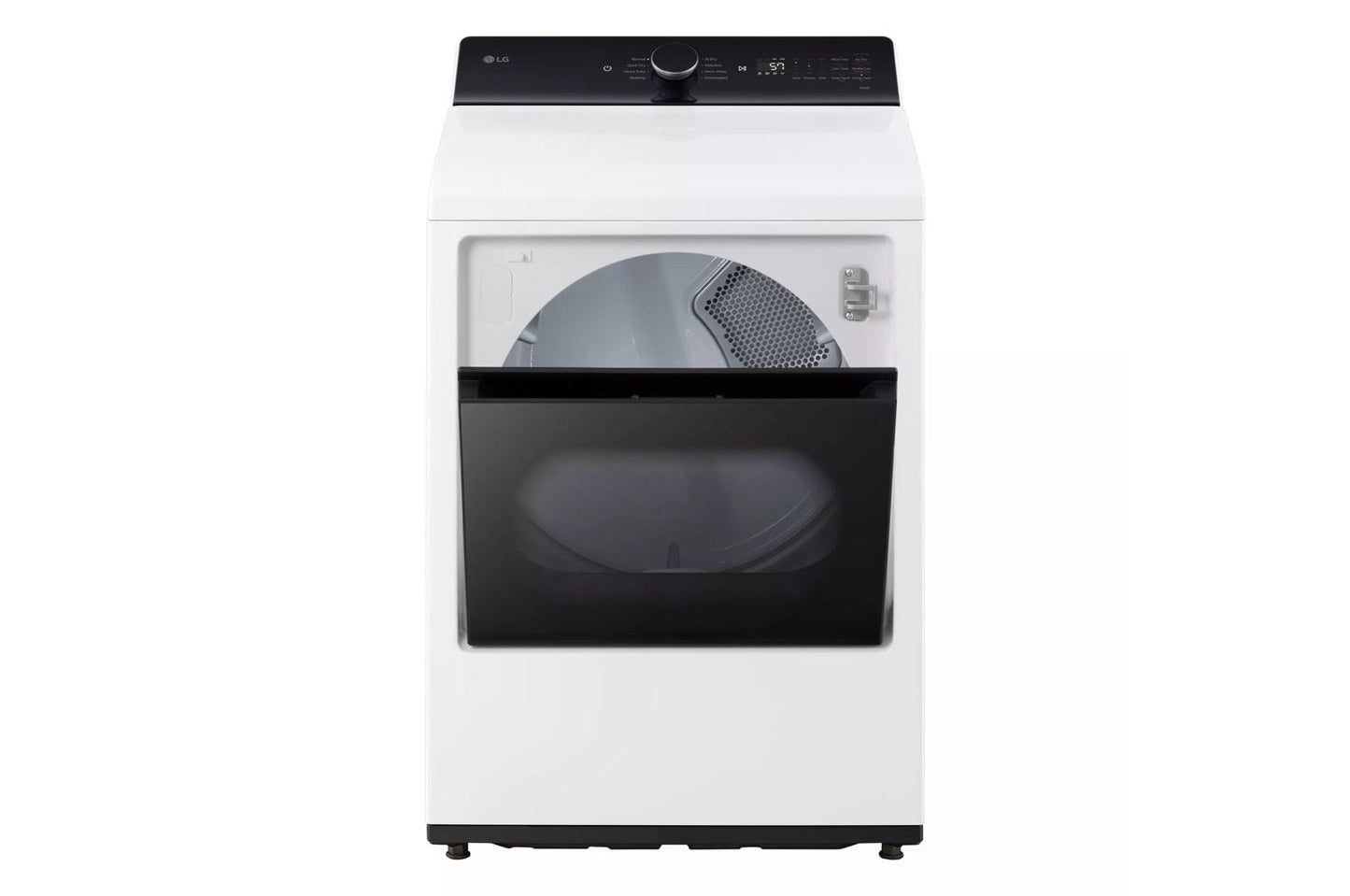 Lg DLE8400WE 7.3 Cu. Ft. Ultra Large Capacity Rear Control Electric Dryer With Lg Easyload&#8482; Door And Ai Sensing