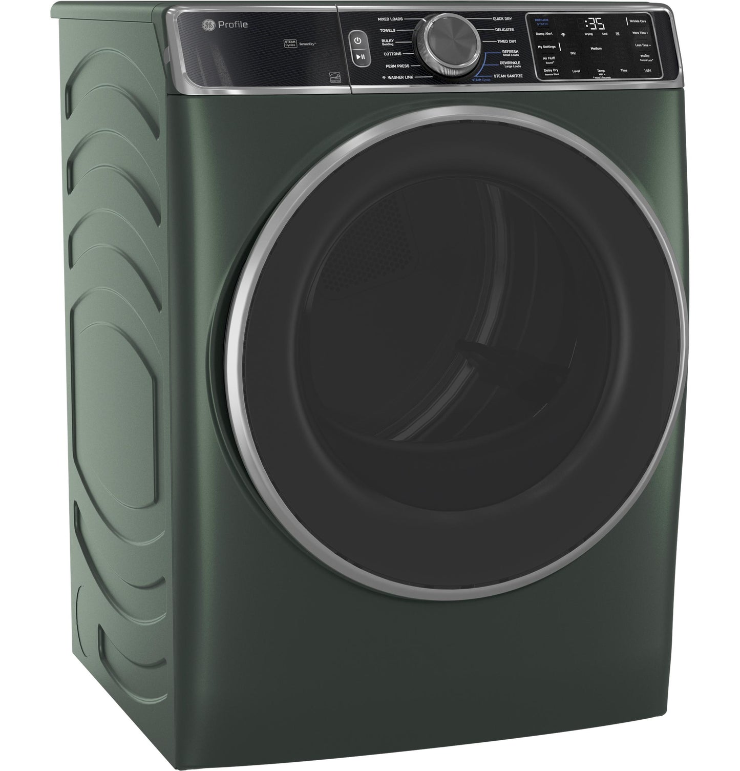 Ge Appliances PFD95ESPWGN Ge Profile&#8482; Energy Star® 7.8 Cu. Ft. Capacity Smart Front Load Electric Dryer With Steam And Sanitize Cycle