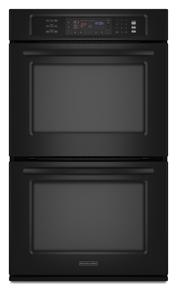 Kitchenaid KEBS208SBL Double Oven 30" Width 4.3 Cu. Ft. Capacity Even-Heat&#8482; True Convection System In Upper And Lower Oven Architect® Series Ii