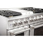 Nxr Ranges AKD4807LP 48-In. Culinary Series Professional Style Lp Gas And Electric Dual Fuel Range, Stainless Steel