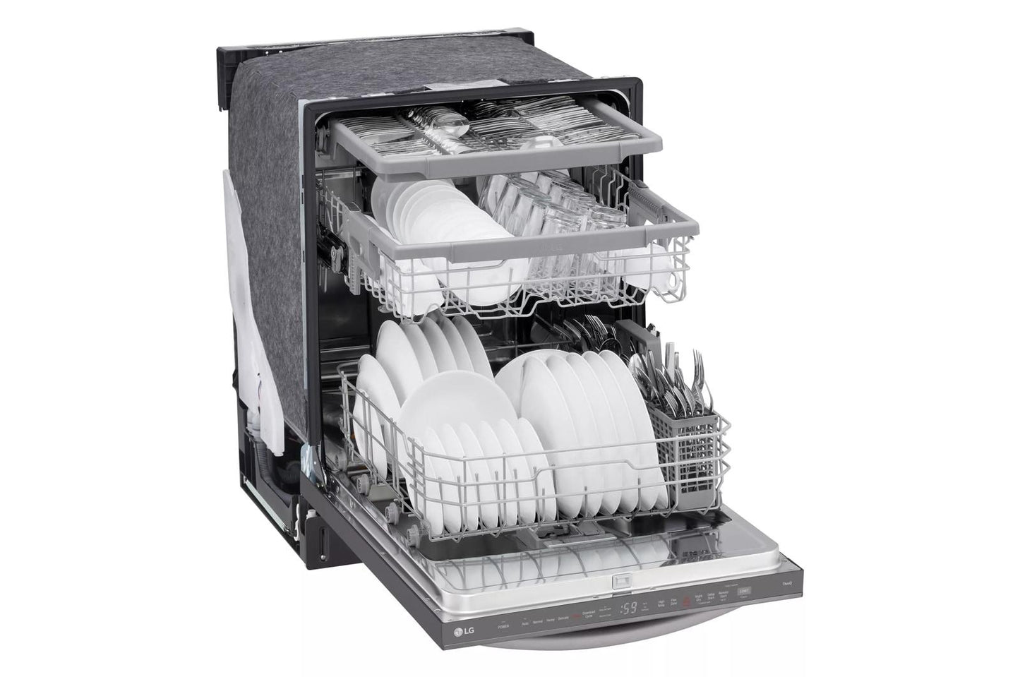 Lg LDTH5554D Top-Control Dishwasher With 1-Hour Wash & Dry, Quadwash® Pro, And Dynamic Heat Dry&#8482;